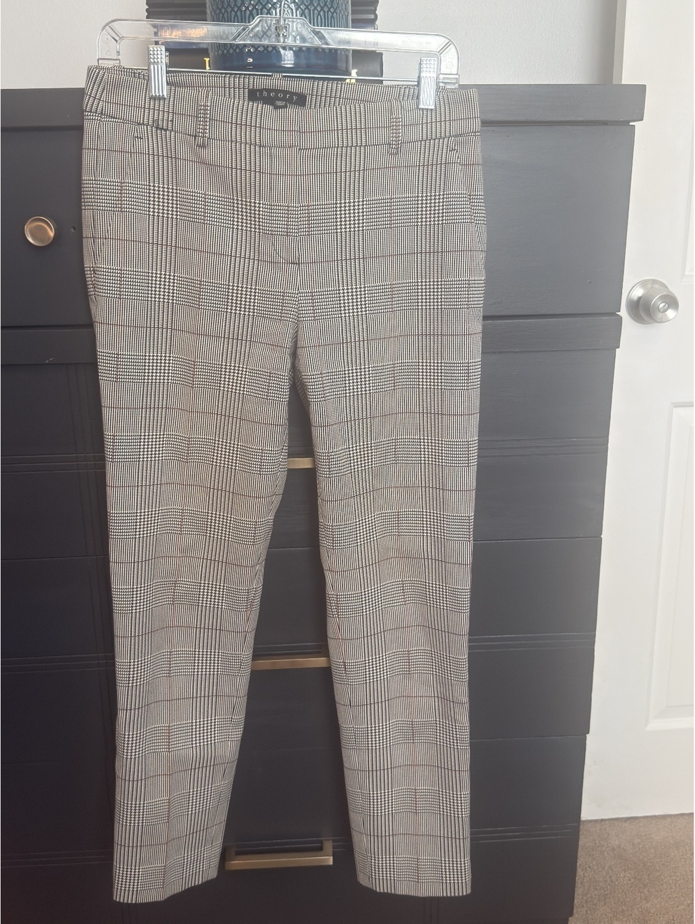Theory Women's Plaid Dress Pants Size 4